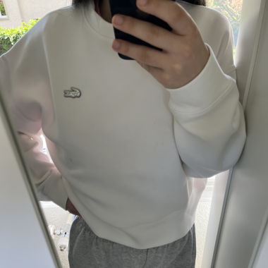 Pull Lacoste Blanc