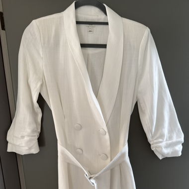River Island White Blazer Dress - UK 8 *Worn Once*