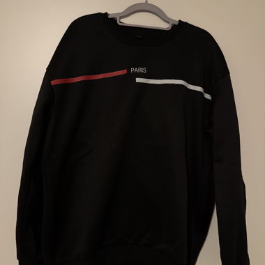 sweatshirt mit "paris" aufschrift / gr XL