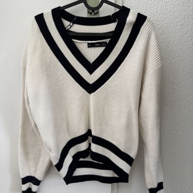 Cute Mango sweater (navy/white) 