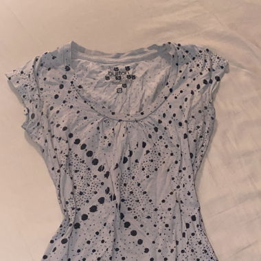 Grey with patterns shirt