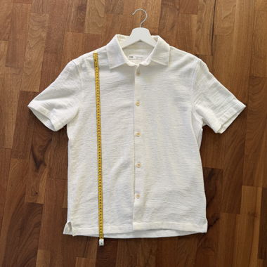 Chemise courte blanche ZARA