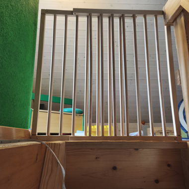 Barrière de sécurité d'escalier IKEA PATRULL FAST en bois