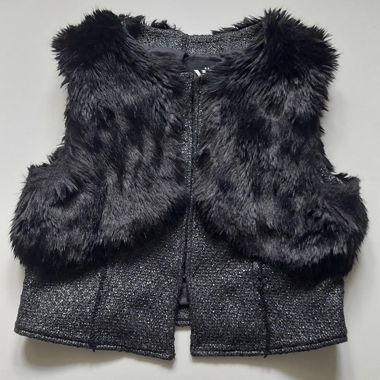 MID-00s FAUX FUR VEST