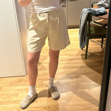 Short chino beige Uniqlo