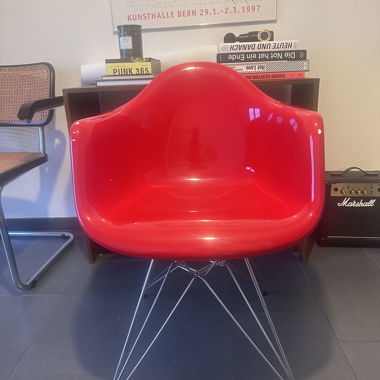 Sedia design in stile Eames – Rosso DAW