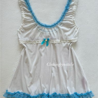Babydoll in mesh trasparente Taglia S/M