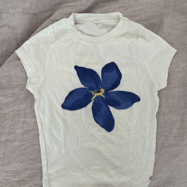 t-shirt baby floreale