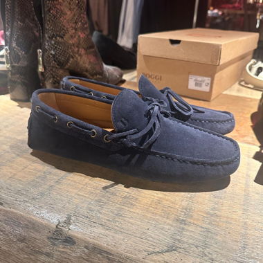 Navy Boat Shoes Boggi Milano