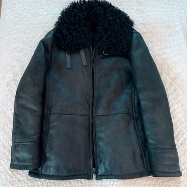 Giacca in pelle di agnello Vintage Gucci by Tom Ford 50