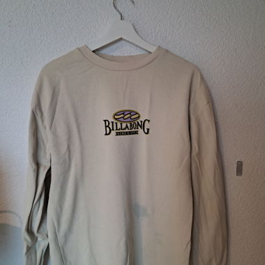 Felpa Billabong beige manica lunga