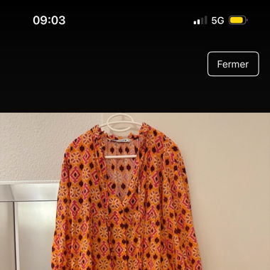 Robe longue Zara 