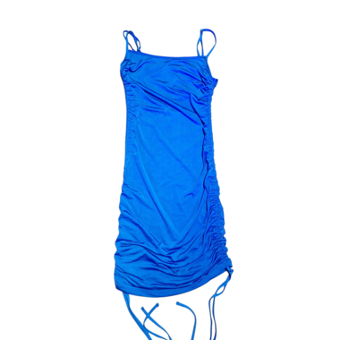Blaues Trägerkleid