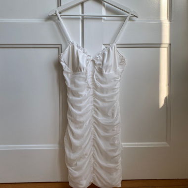 Fitted White Dress H&M