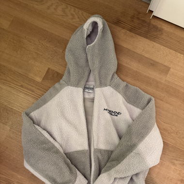 More Money More Love Fleece Jacket White