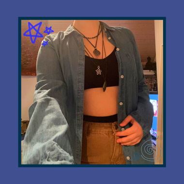 blue jeans denim shirt