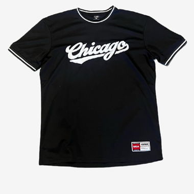 Maglia con ricamo Chicago