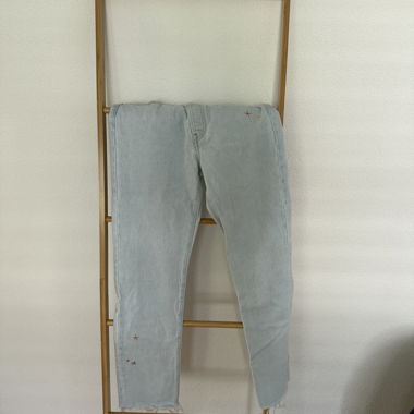 Levi's 501 with floral pattern