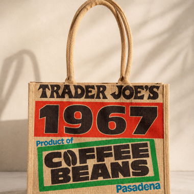 Jute-Tasche Trader Joe's Coffee Beans