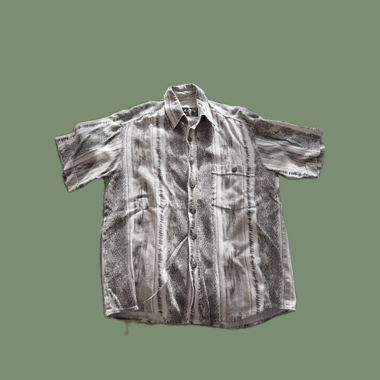 Camicia a maniche corte con motivo