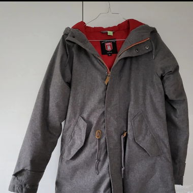 Graue Winterjacke | Derbe | Gr. S