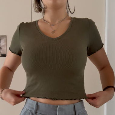 Croptop grün