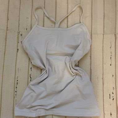 Lululemon White Tank Top