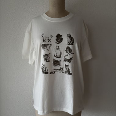 T-shirt bianco taglia M