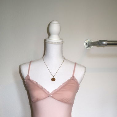 Vintage Y2K Sheer Mesh Cami Top