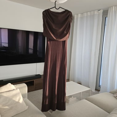 asos Design Kleid schoko-braun