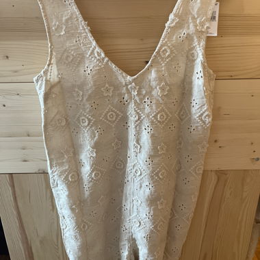 Salopette con bretelle in stile boho