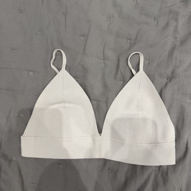 White Zara Bralette Top