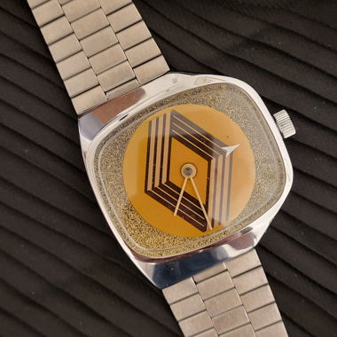 Orologio da polso Vintage Renault in acciaio inossidabile