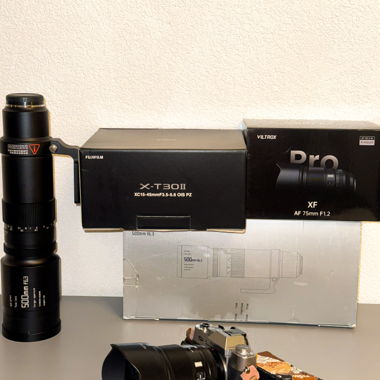 Set fotocamera Fuji XT-30 II MILC con Viltrox 