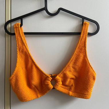 Top bikini arancione
