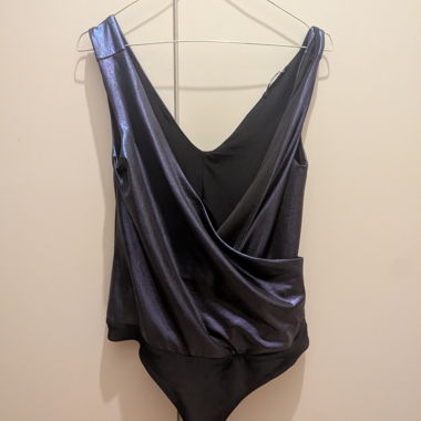 Body Imperfect Blu metallizzato 