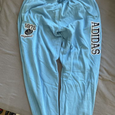 Blue Adidas Jogging Pants