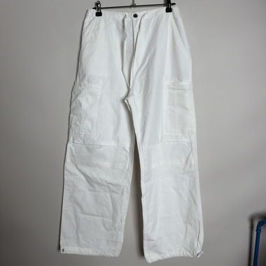 Pantaloni cargo bianchi Pull&Bear