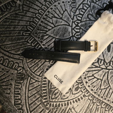 Cluse Armband schwarz