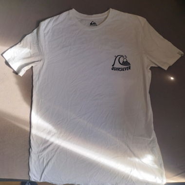 T-shirt Quiksilver Surf Siesta blanc