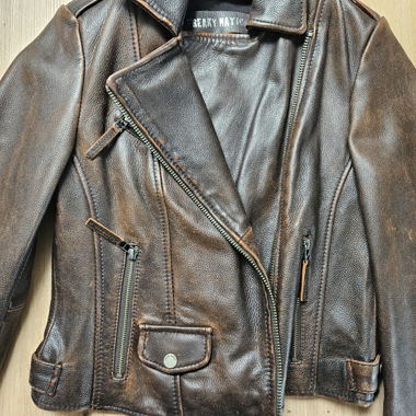 Echte Lederjacke