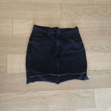 Monki Jeansrock Schwarz