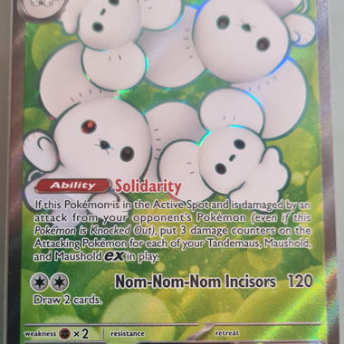 Pokemon Karte Maushold ex 233/182 Fullart EN