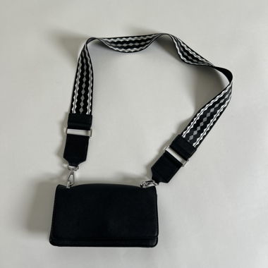 Sac bandoulière rectangulaire noir