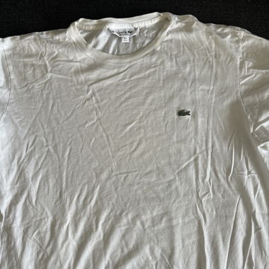 White Lacoste T-Shirt