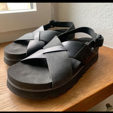 Sandali Timberland neri in pelle vera 39,5