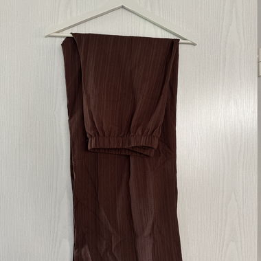 Pantalon ample marron