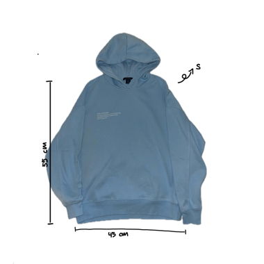 light blue hoodie
