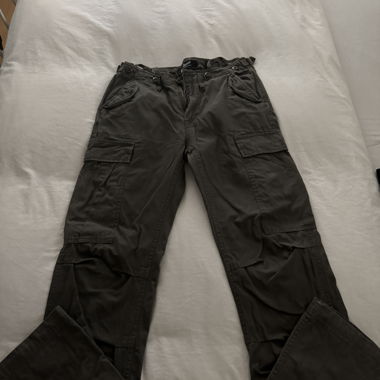 Dark Green Cargo Pants