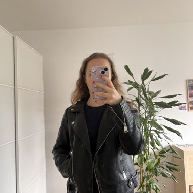 Lederjacke (Kunstleder)